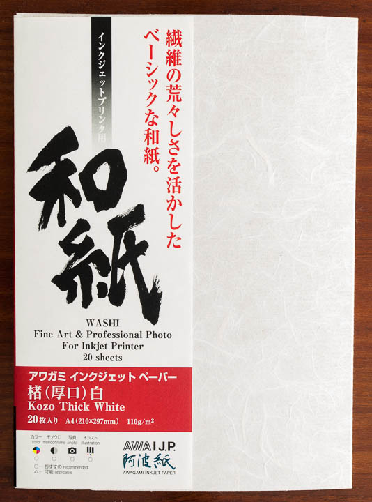 Awagami Kozo Thick White - caja